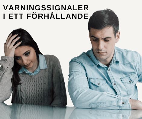 varningssignaler i ett förhållande|Varningssignaler i ett förhållande